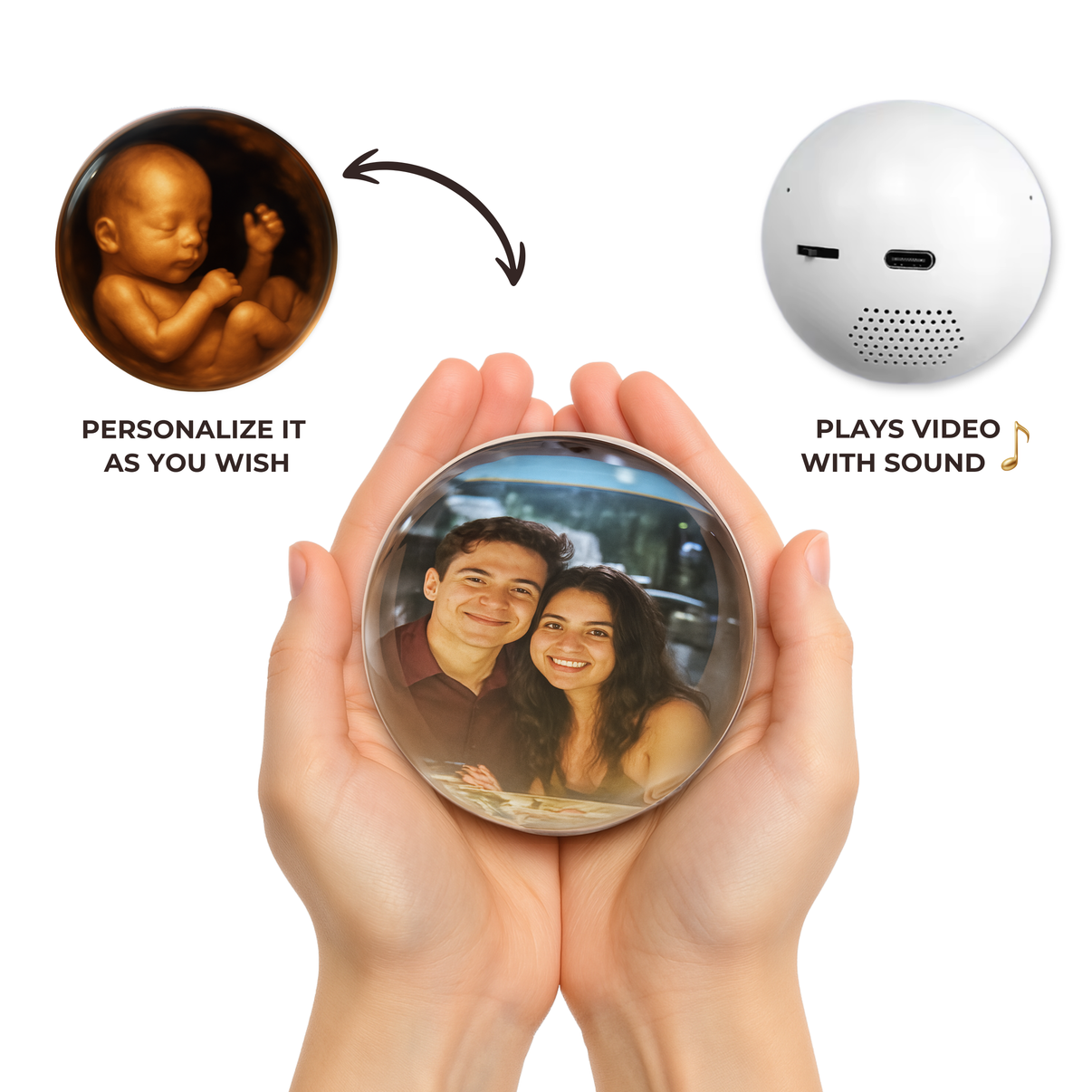 Memory Glow Crystal Sphere